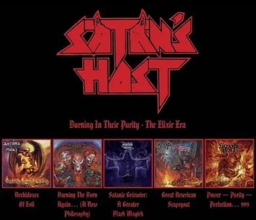 Satan host burning - burning, in