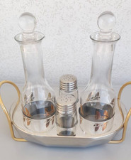 Set Olio Aceto Sale Pepe Gottinghen Inox 18/10 Vintage