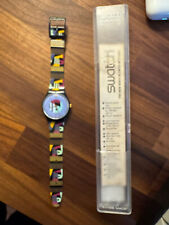 Orologio Swatch Vintage Anni ’90 con Scatola Originale – Raro Design Astratto