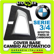 Cover Mostrina Contorno Fibra di Carbonio Base Cambio Automatico BMW SERIE 3 4