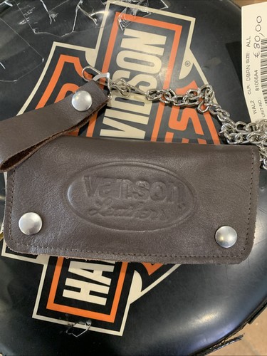 Vanson leather trucker wallet - trucker,