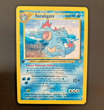 Pokemon Card Feraligatr Holo 1a EDIZIONE 5/111 Neo Genesis ITA italiano good GD
