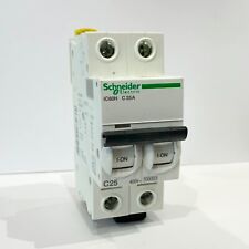 Interruttore magnetotermico 2p 230 400V 25A Schneider iC60H C25 C25A Sezionatore