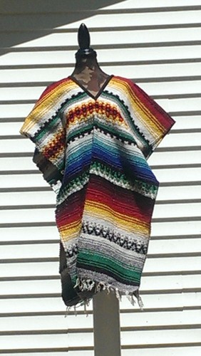 Poncho multicolore