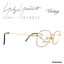 YOHJI YAMAMOTO occhiali da vista 51-4107 22KGP RARE VINTAGE eyeglasses Japan