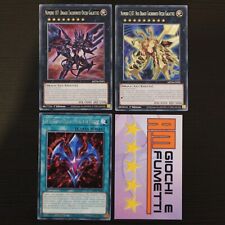 LOTTO 3 CARTE NUMERO 107 E C107 in italiano YUGIOH rarità RARE yu-gi-oh!