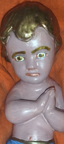 Antica statua bambino gesù - antica,