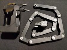 Catena Lucchetto Antifurto a sezioni rigide 80 Cm per Bici Scooter con Custodia