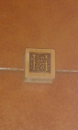Timbro legno stamperia - in, box