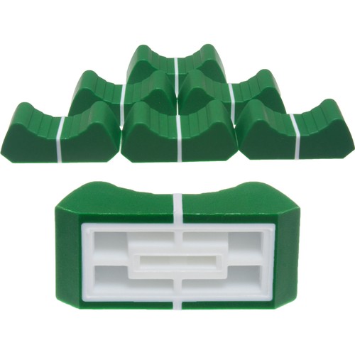 Pulsanti fader verdi mm - verdi, 8