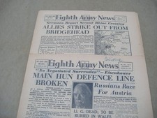 2 GIORNALI DI GUERRA INGLESI