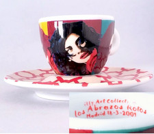 VERY RARE tazzina Illy collection cup ALMODOVAR abrazos rotos MADRID PREMIERE