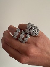 Anello Trilogy Strass Fiore