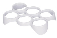 PORTA SEI UOVA DI COLORE BIANCO (4838490100) PER FRIGORIFERI BEKO