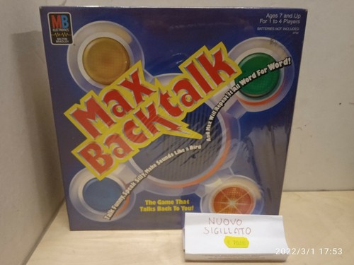 Max backtalk gioco tavolo - max,
