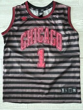 Canotta NBA Chicago Bulls Adidas n°1 Rose Taglia L