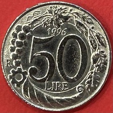 Moneta 50 Lire 1996 Italia