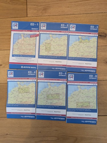 Jeppesen vfr gps charts - charts, ed-1