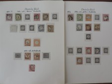 Collezione Impero tedesco 1872-1923 ampia timbrata in album prestampato Borek