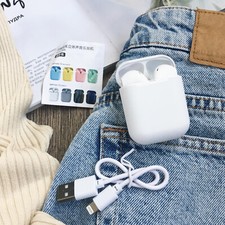 AURICOLARI BLUETOOTH 5.0 CUFFIE WIRELESS CON CUSTODIA DI RICARICA AUTO SPORT