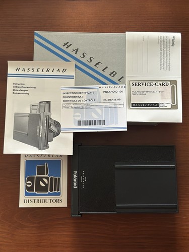 Hasselblad polaroid back - hasselblad,