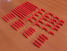 Lotto 100 Lego Technic Rosso