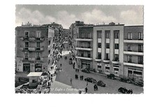 Siracusa: Largo XXV Luglio e Corso Matteotti. Cart. FG b/n cartonato opaco nvg