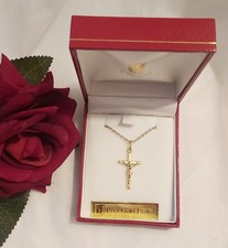 18 ct Gold-plated  Crucifix