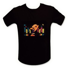 T-shirt equalizer éclairage LED dj blonde lumineux Taille Taille XL
