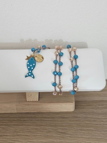Collana lunga all'uncinetto
