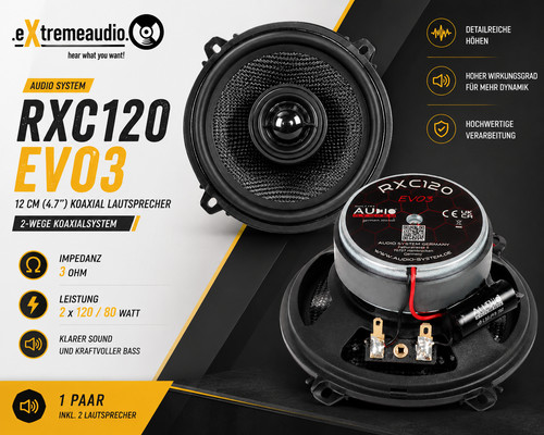 Audio system rxc 120 - 120, evo