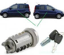 PER FIAT PANDA 03 NOTTOLINO BLOCCHETTO SERRATURA CHIAVE CILINDRETTO PORTA SX/DX