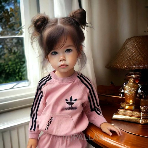 Adidas pink jogging suit - adidas, girl