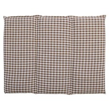 Cuscino Termico 3 Camere 40x30cm Marrone-Bianco - Cuscino Nucleo di Ciliegia Farro Colza...