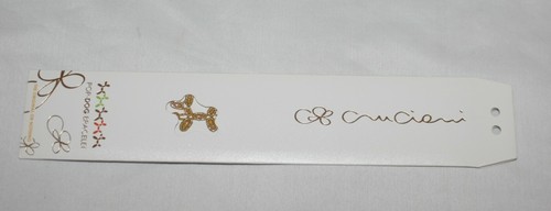 Bracciale cruciani pop dog oro - bracciale,