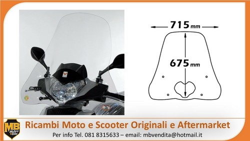 Parabrezza isotta kymco people - parabrezza,