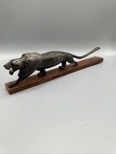 Statuina scultura tigre corno