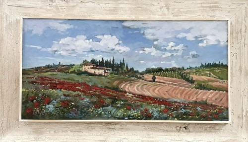 Dipinto olio tela claudio - dipinto,