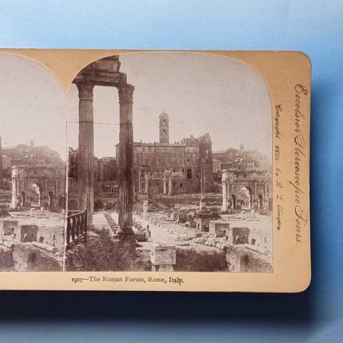 Rome stereoview c1895 italy - rome,