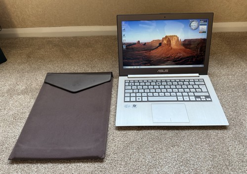 Asus zenbook silver laptop - zenbook,