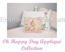 OH HAPPY DAY APPLIQUE