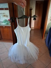 TUTU  DEHA✨ BODY GONNELLINO TULLE PIATTINO ✅  DANZA CLASSICA Taglia M (bambina)