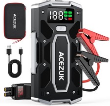 Avviatore Batteria Auto,7000A Avviatore di Emergenza per Auto/Moto 10.0L ACEZUK