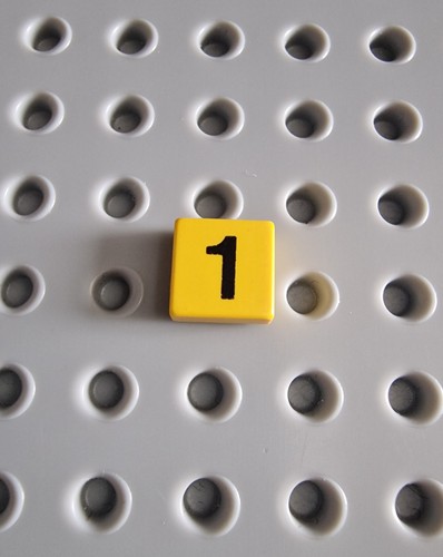 Lego piastrella 1x1 stampata - 1x1,