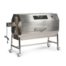 Ash & Ember Griglia Girarrosto per Barbecue in Acciaio Inox 25 Watt, Valutazione 125 LB