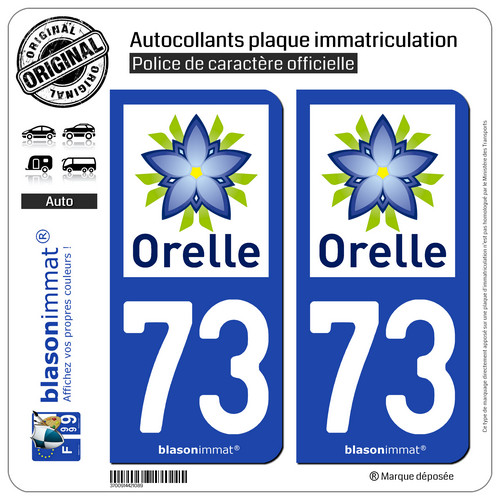 Stickers autocollant plaque - 2,