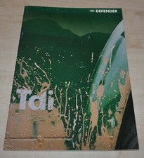 Brochure depliant Land Rover Defender 1996 EN