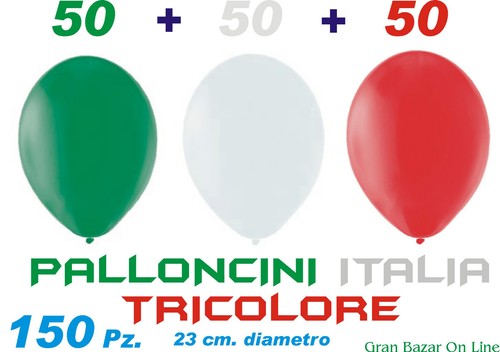 Palloncini italia tricolore - palloncini,