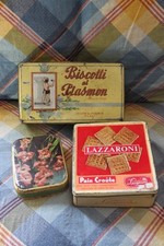 Lotto tre scatole latta Elah