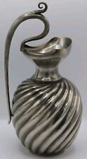 Antica Brocca 1,5 Litri Decanter Caraffa In Peltro ART NOIVEAU LIBERTY Inizi 900
